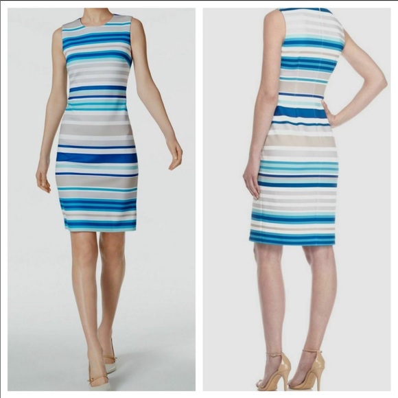 Calvin Klein Knee Length Dress - Picture 3 of 8